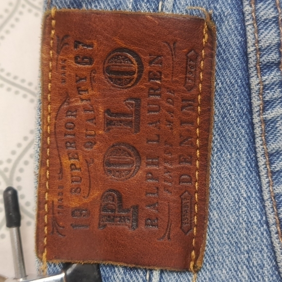 Polo by Ralph Lauren classic 867 straight leg men's 36/30 light wash blue jeans - Picture 5 of 9
